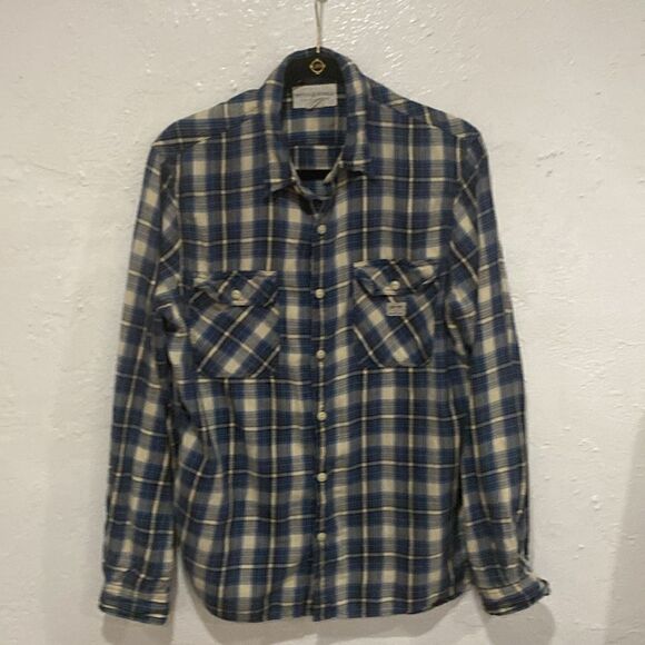 Ralph Lauren Denim & Supply Size Large Preppy Plaid Flannel Button Down Shirt - Picture 1 of 6